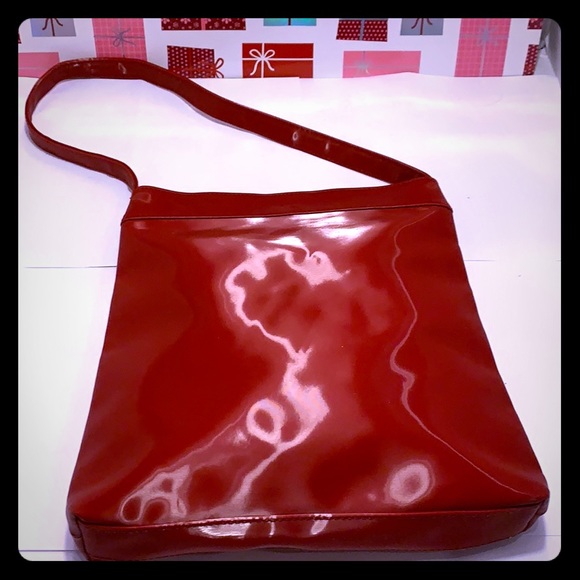 Like New GIVENCHY Parfums Red Perforated Tote Bag - Picture 3 of 14